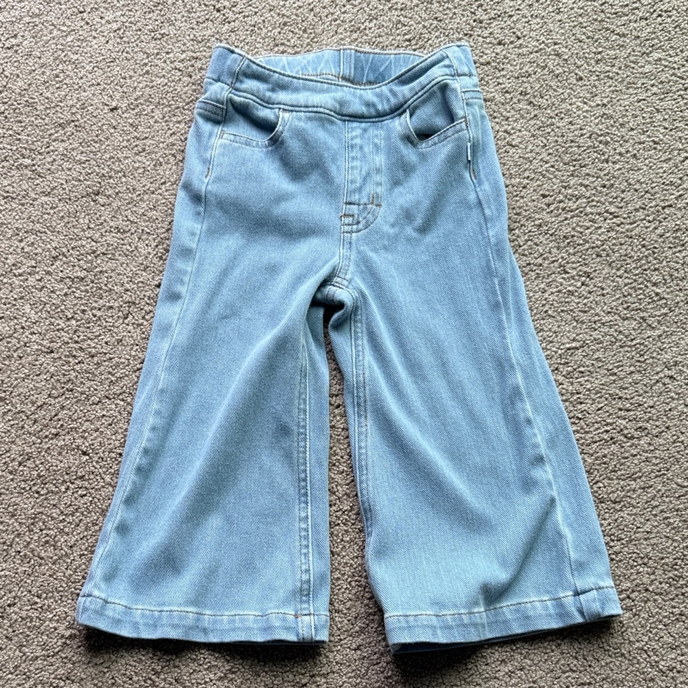 Little Sleepies play wide leg denim